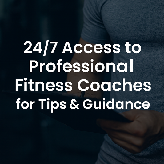 24/7 Access to Professional Fitness Coaches for Tips & Guidance